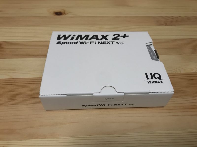 Speed Wi-Fi NEXT W06
