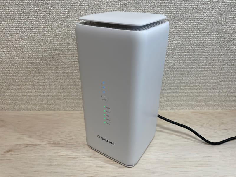 ソフトバンクエアーのエアターミナル5はSAをいち早く採用
