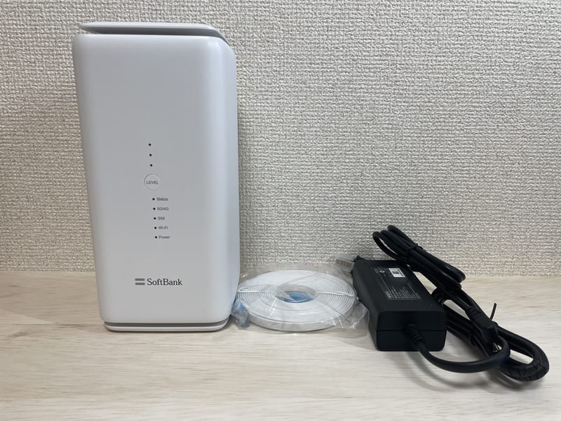 Airターミナル5の添付品