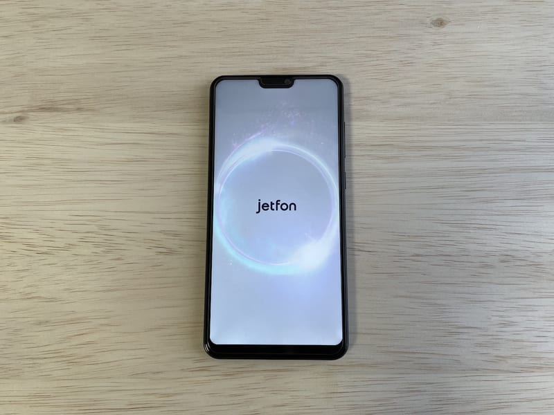 jetfon S20i 起動中