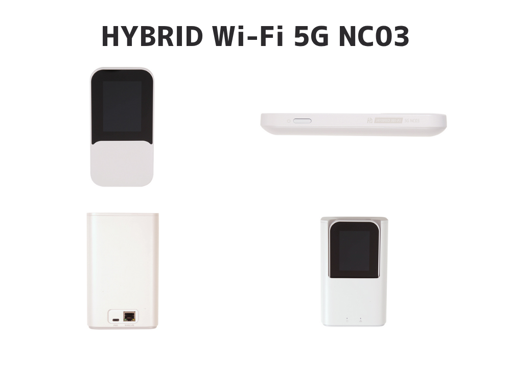 下り最大3.5GbpsでWi-Fi 7対応！HYBRID Wi-Fi 5G NC03は専用クレードル利用で据え置き型ルーターとしても使用可能