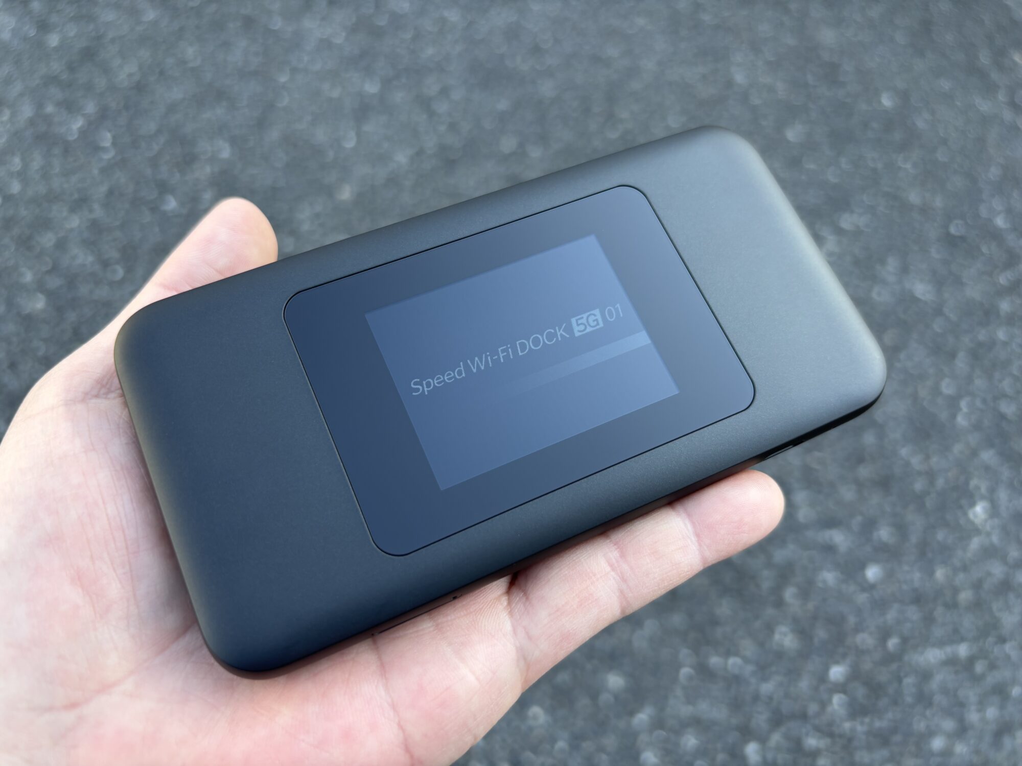 WiMAX Speed Wi-Fi DOCK 5G 01（CPS 01）の端末外観