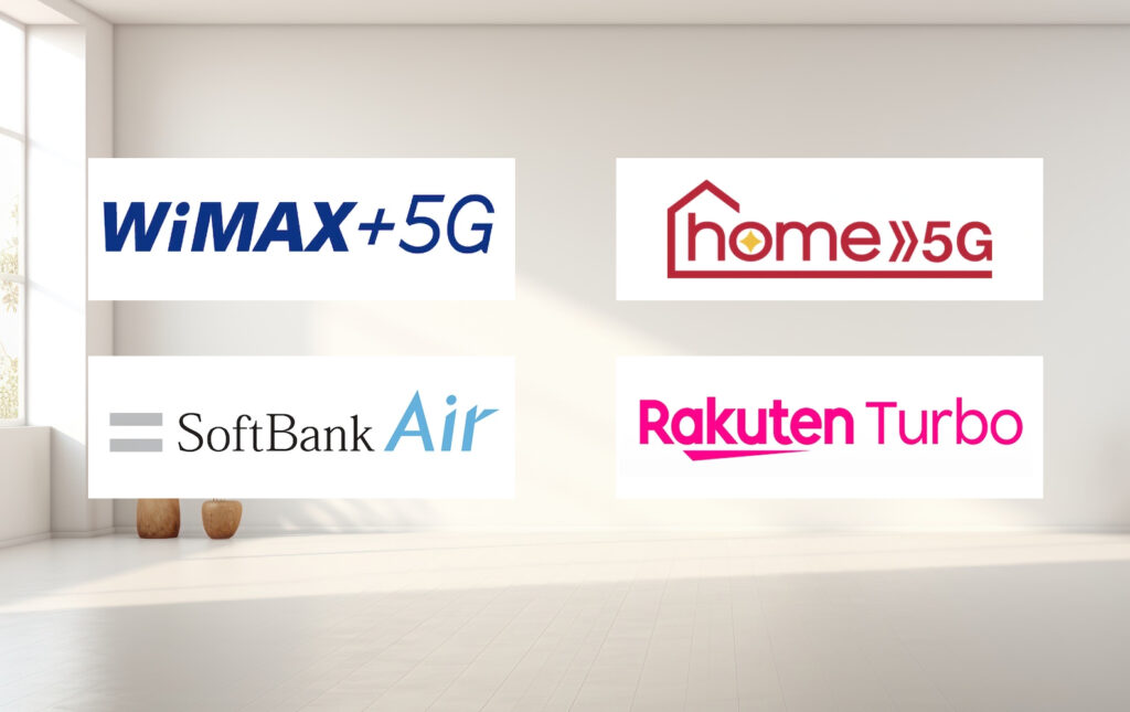 WiMAXホームルーターと他社ホームルーターの比較