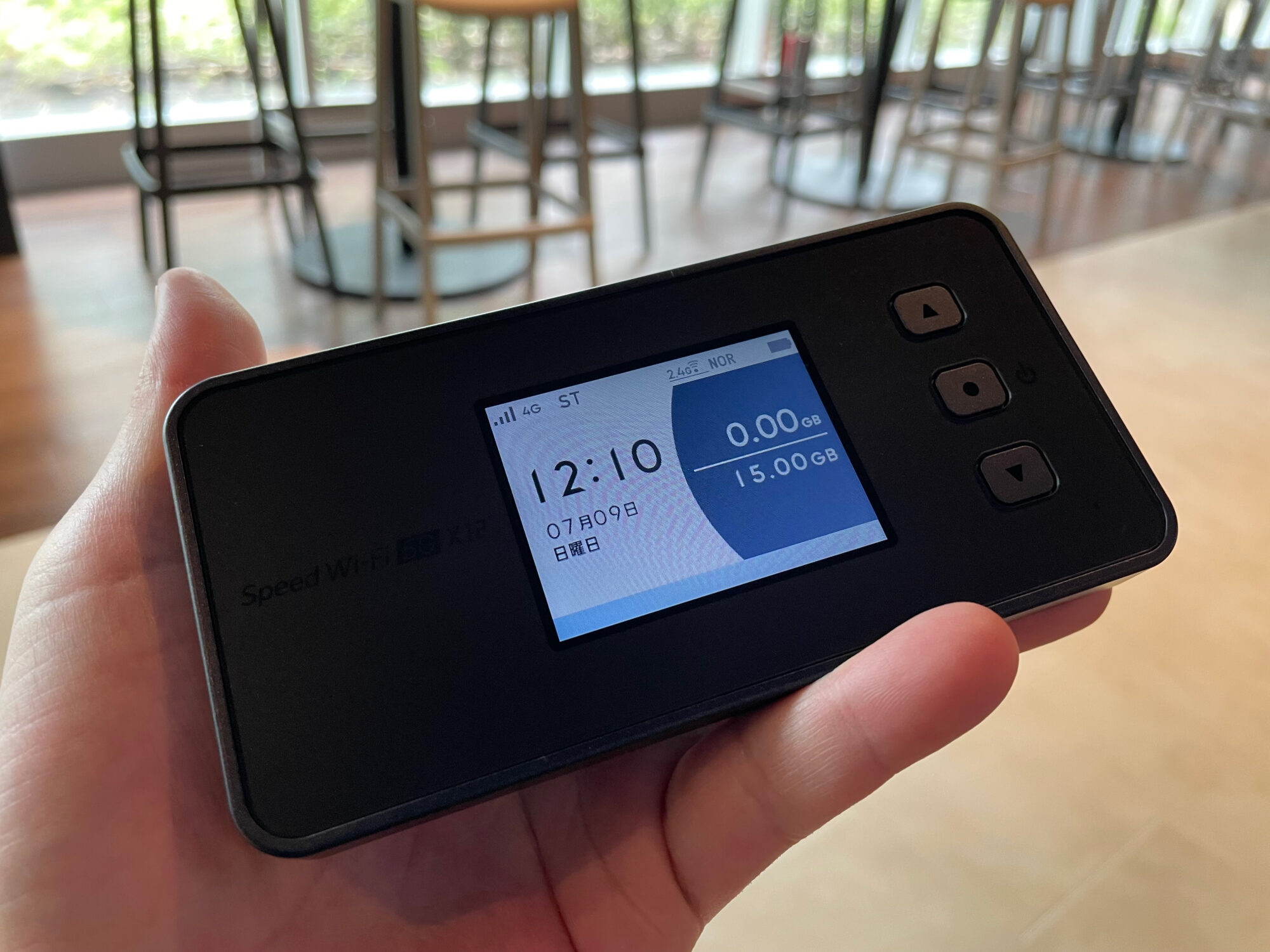 UQ WiMAXのモバイルルーター Speed Wi-Fi 5G X12